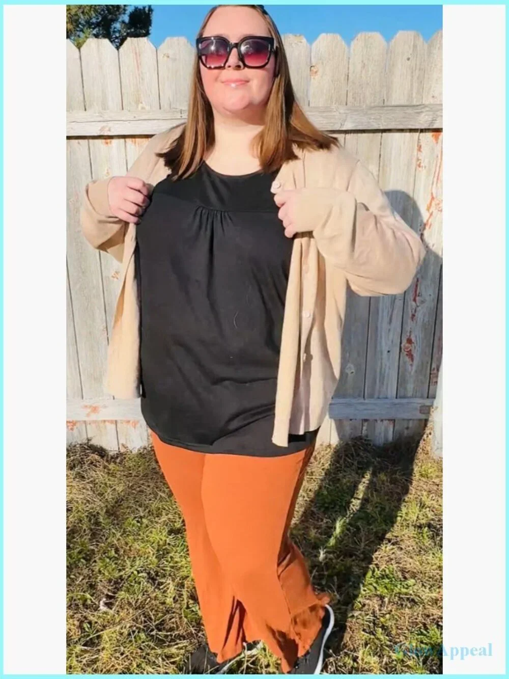 Plus Size Lightweight Cardigan Long Sleeve Crewneck Button Down Sweater